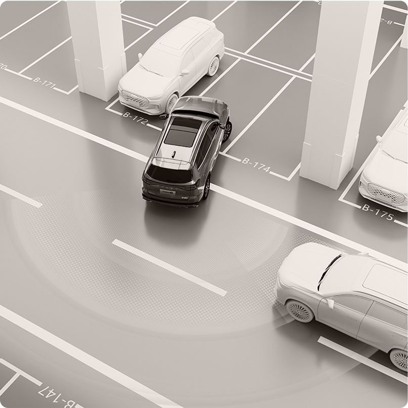 chery tiggo 8 csh ระบบช่วยเบรกขณะถอยหลัง